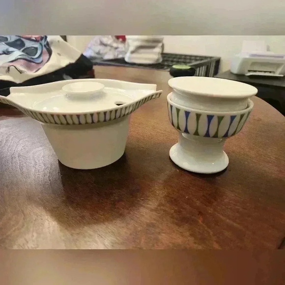 Mid Century Modern Paul McCobb SET Contempri Eclipse Jar AND Soup Bowl - Picture 2 of 5